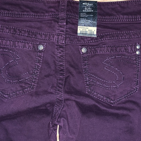 NWT Suki Skinny Silver Jeans - Picture 3 of 6
